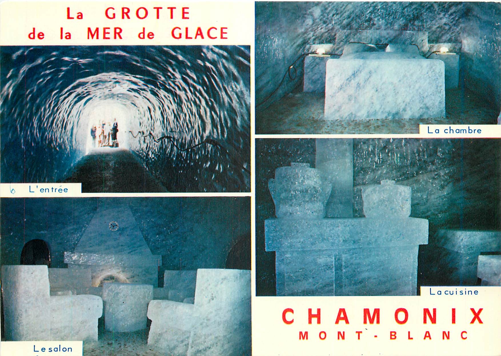 CPM La Grotte de la Mer de Glace Chamonix Mont Blanc 