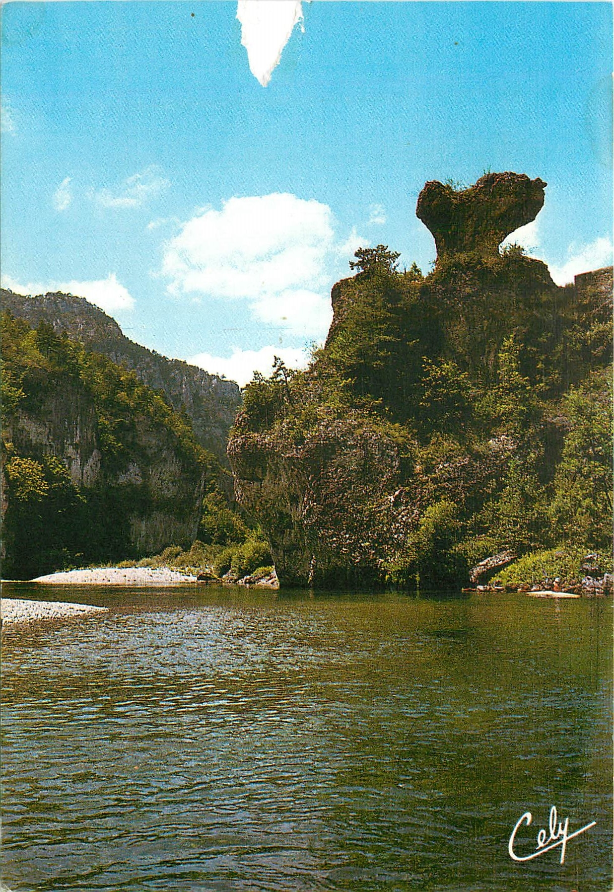 CPM Image de la Lozere Gorges du Tarn Le Rocher du Champignon 