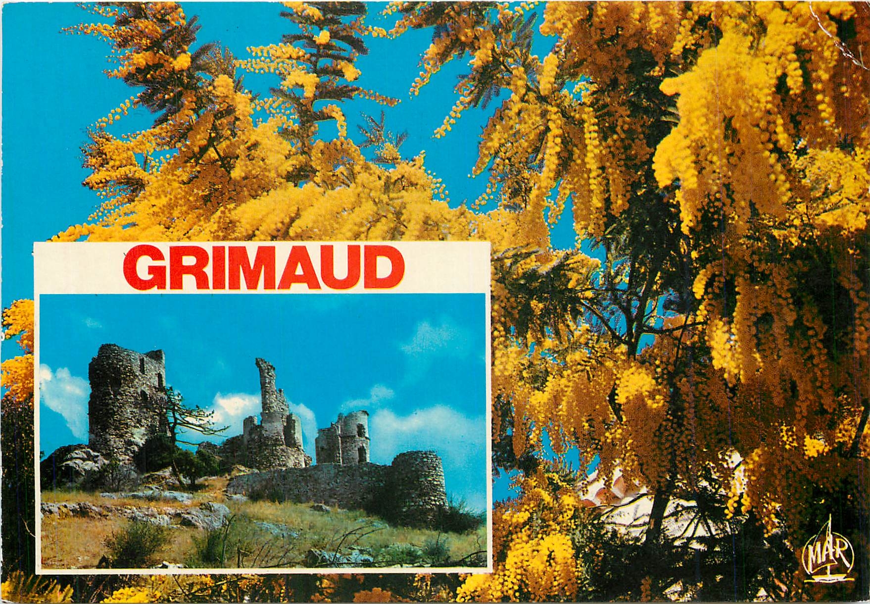 CPM La Cote d'Azur Grimaud Var Le Vieux Chateau 