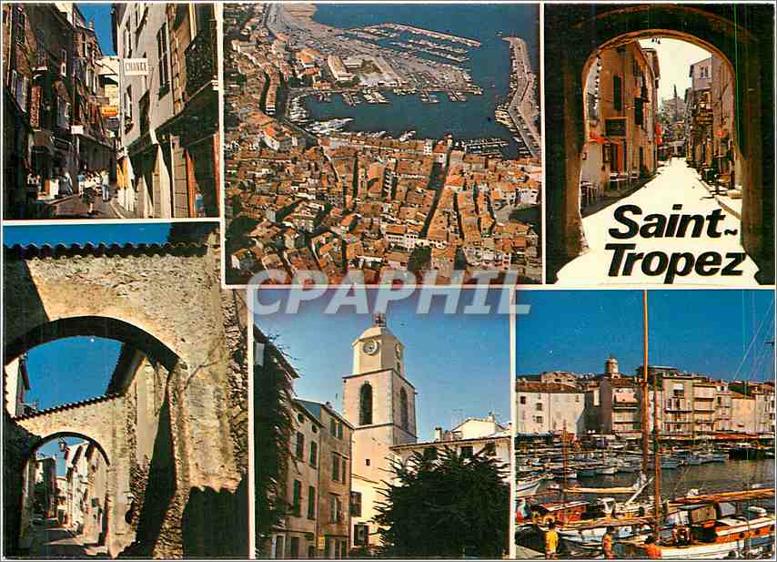 CPM Lumiere et Beaute de la Cote d'Azur Souvenir de Saint Tropez 