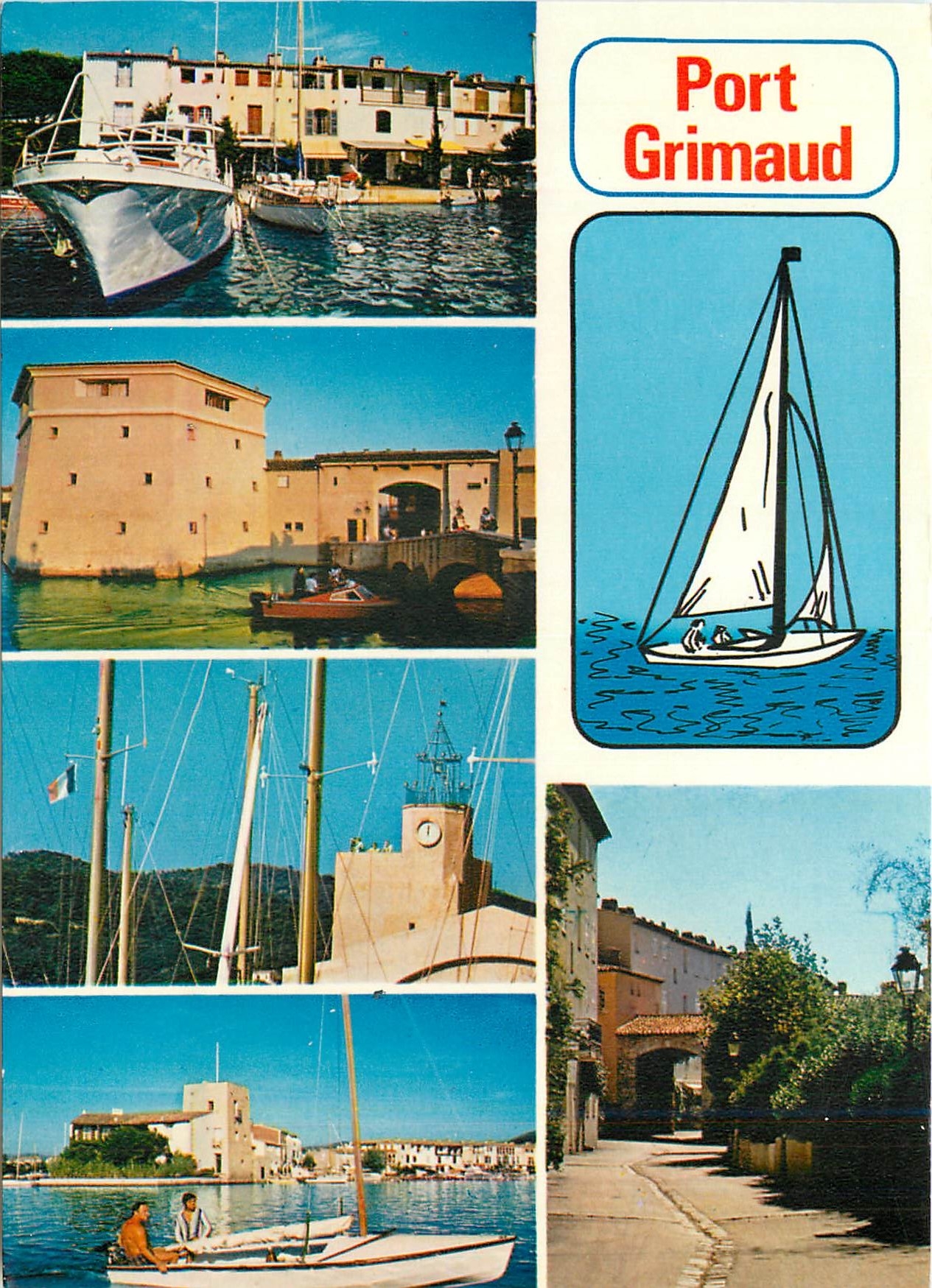 CPM Port Grimaud Var Cite Lacustre realisee par Etige et Manera SA 
