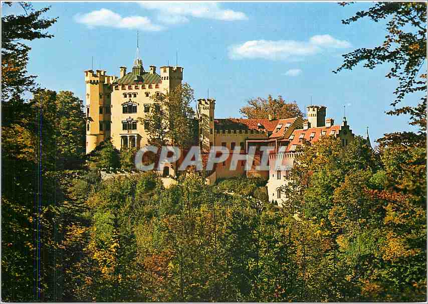 CPM Konigsschloss Hohenschwangau The castle Hohenschwangau was built in the 19th century by the Seig