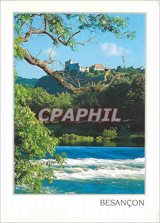 CPM Besancon Doubs La Citadelle vue depuis le barrage du Parc Micaud 