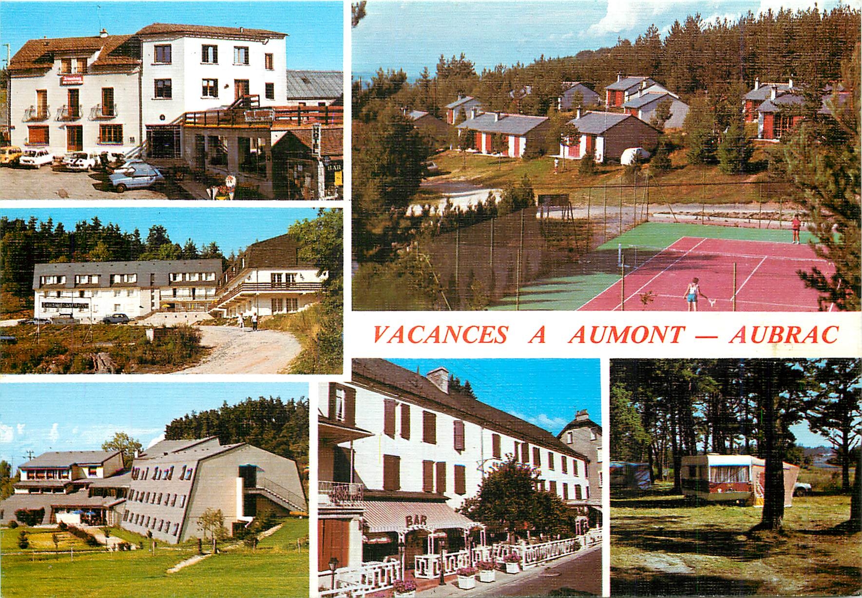 CPM Entre Aubrac et Margeride au Mont Aubrac Lozere Ses hotels 