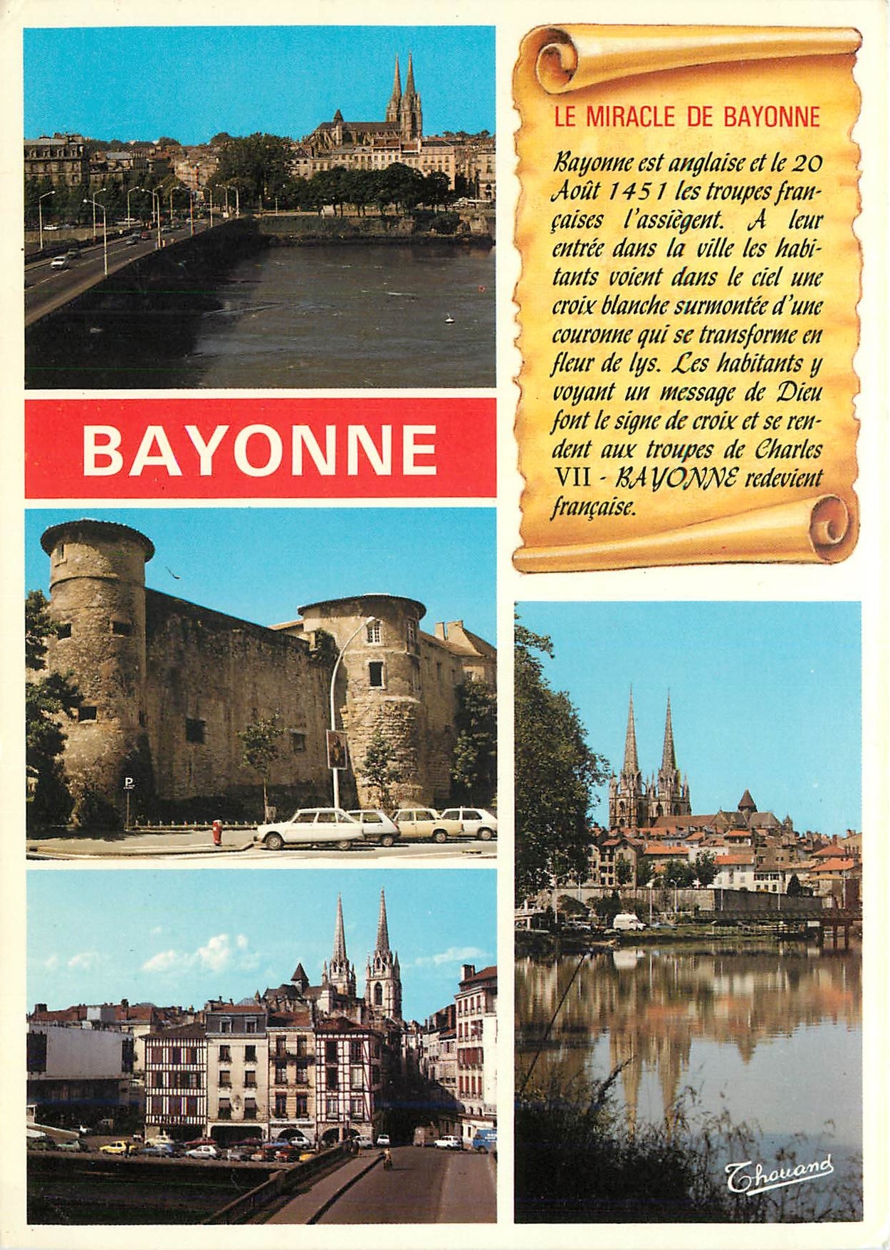 CPM Bayonne Le Miracle de Bayonne 