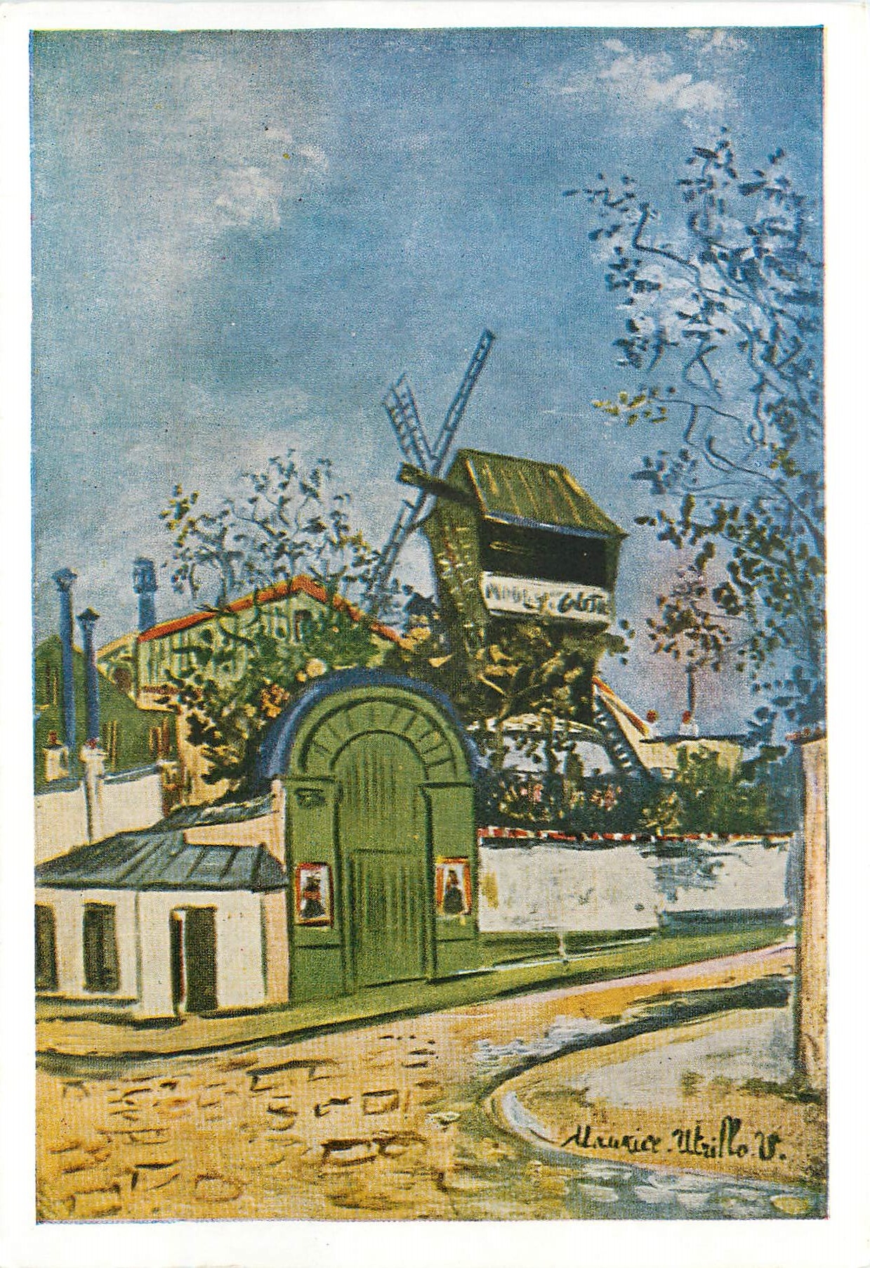 CPM Maurice Utrillo Le Moulin de la Galette 