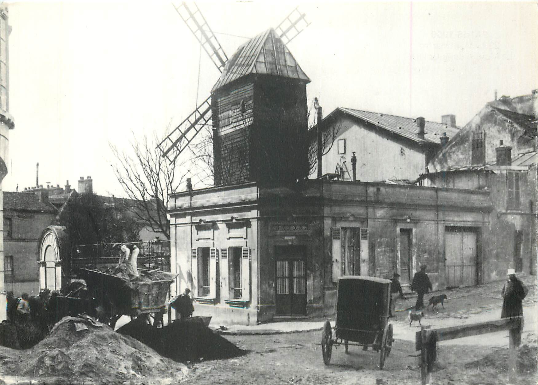CPM Paris Montmartre Le Moulin de la Galette 