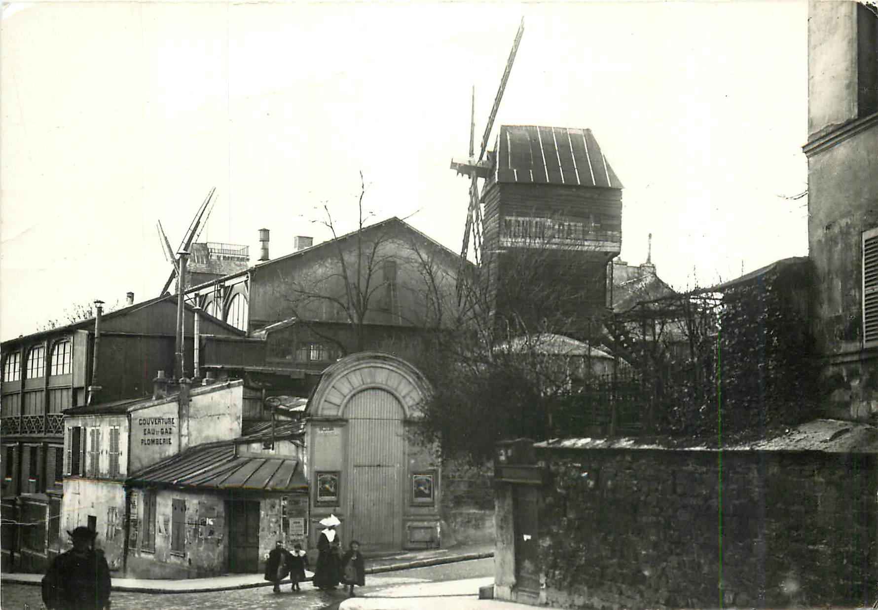 CPM Paris Les Moulins de Montmartre 
