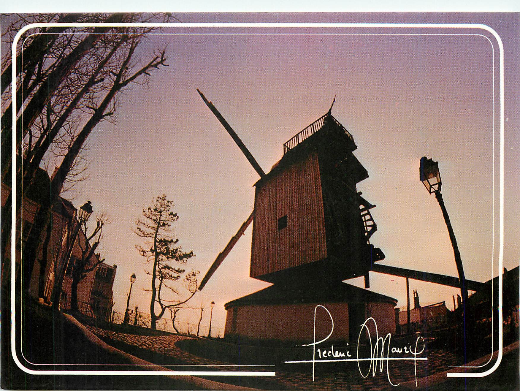 CPM Paris France Montmartre Le Moulin de la Galette 