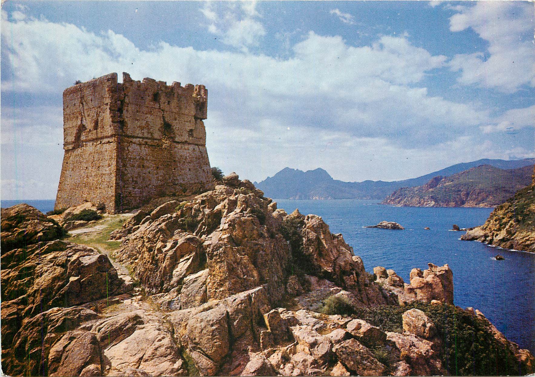 CPM Corse Ile de Beaute Golfe de Porto La Tour Genoise et le Cap Senino 