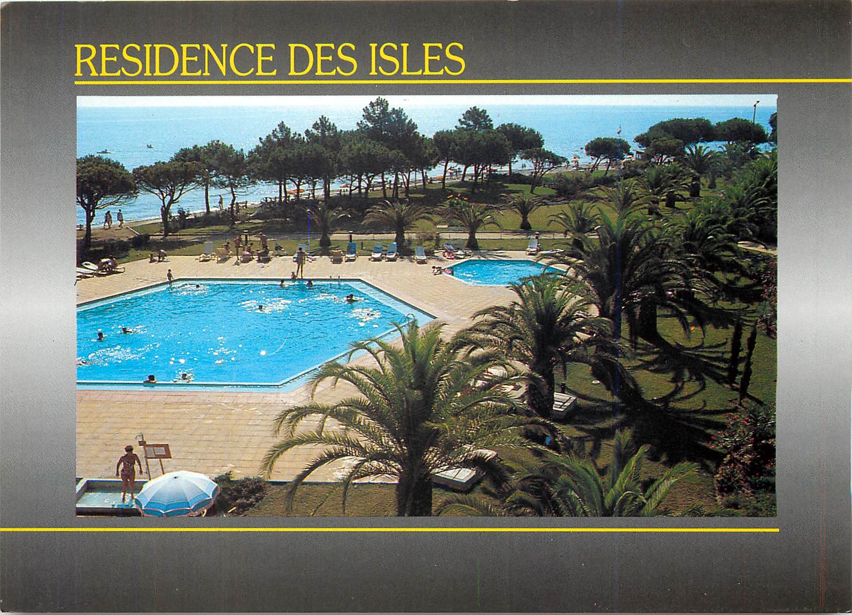 Résidence des Isles — vue de la piscine et de la mer — édition DESJOBERT