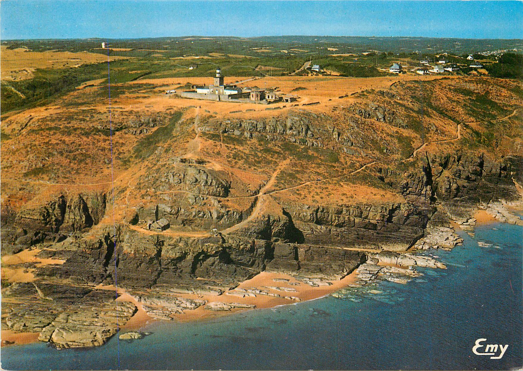 CPM Carteret Manche Vue aerienne sur le cap 