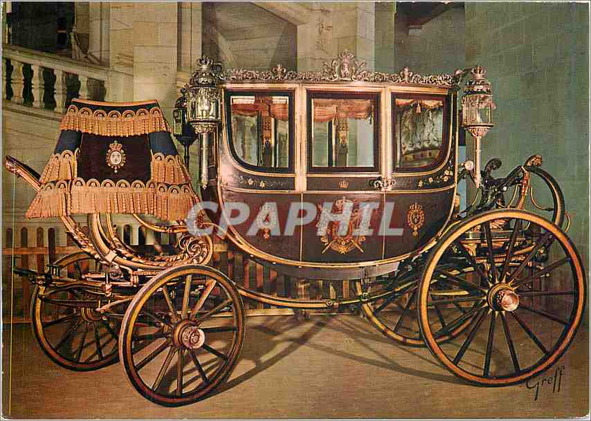 CPM Chambord Loir et Cher Carrosse du Comte de Chambord 
