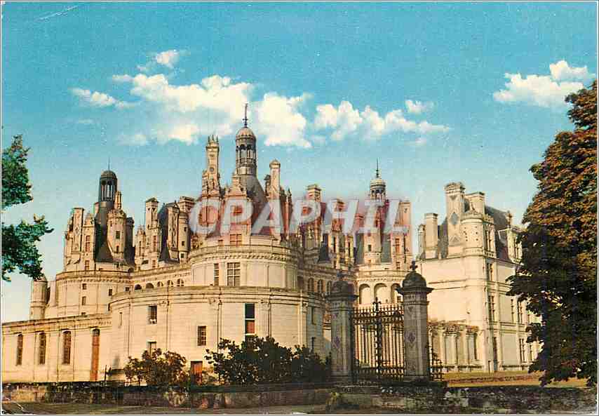 CPM Chambord Loir et Cher Le Chateau Face Nord 