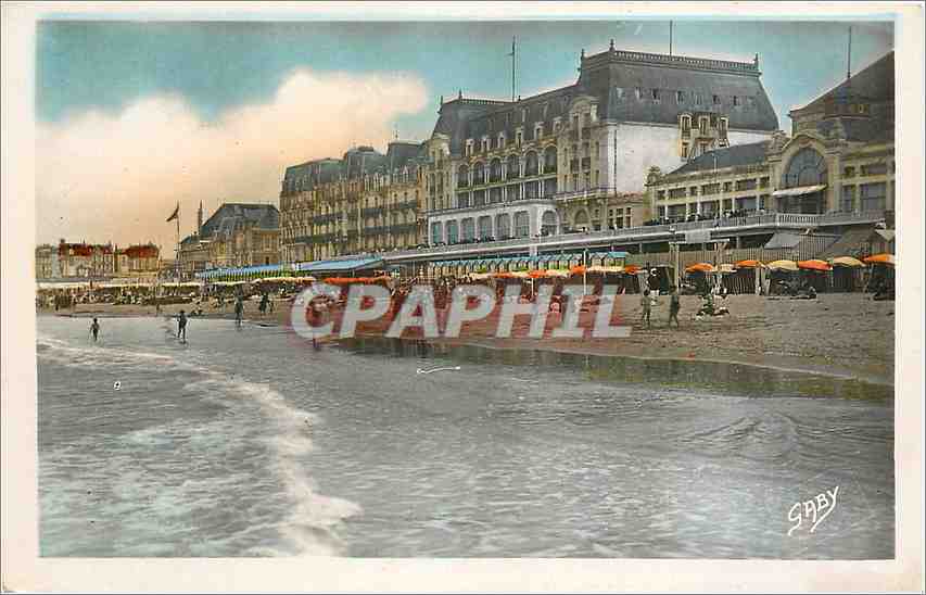 Cabourg (Calvados) — La Plage, le Casino et le Grand Hôtel — Gaby