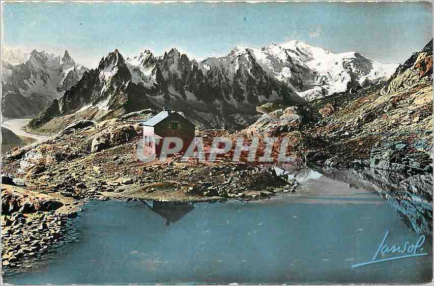 Refuge du Lac Blanc — Chaîne des Aiguilles et Mont Blanc — Éditions Jansol
