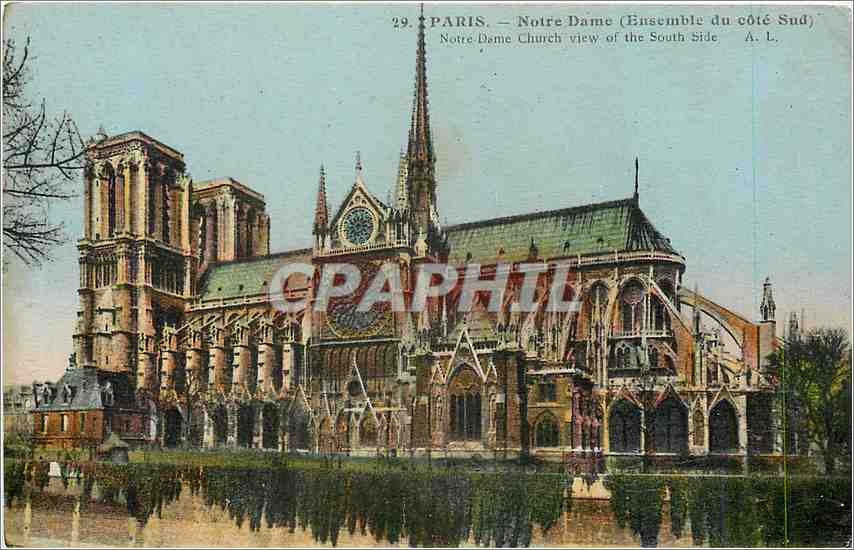 CPM Paris Notre Dame Ensemble du cote Sud 