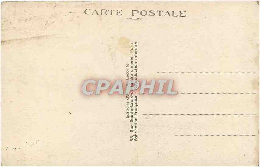 CPM Paris Notre Dame Ensemble du cote Sud  — Rückseite