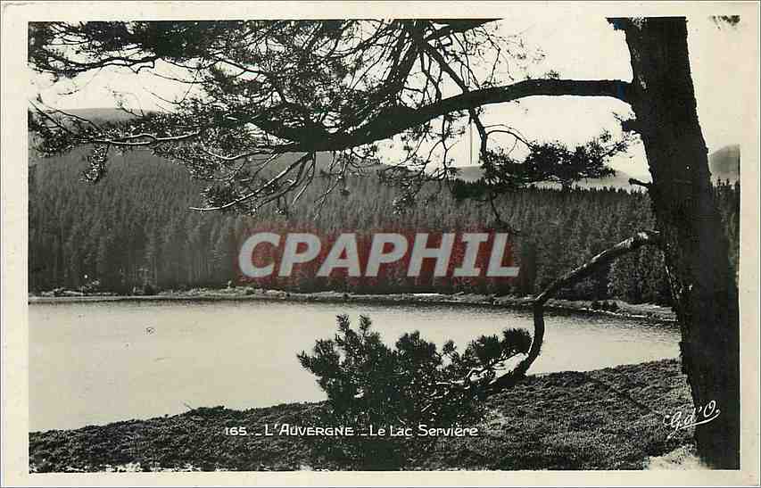 L'Auvergne - Le Lac Servière — Édition GOUTTEAU, n°165