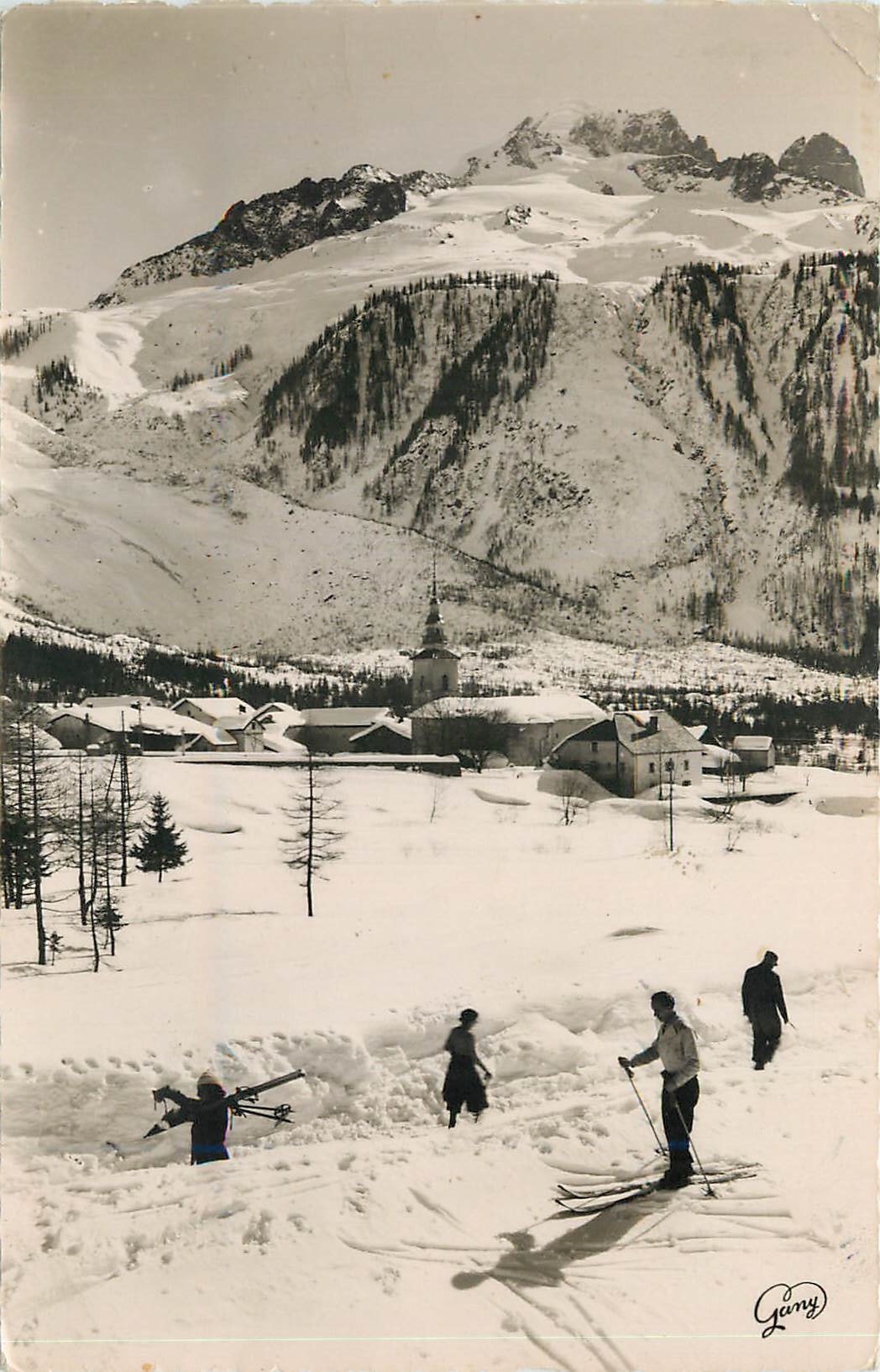 Argentières (1253 m.) et son Glacier — Gany — n°8581