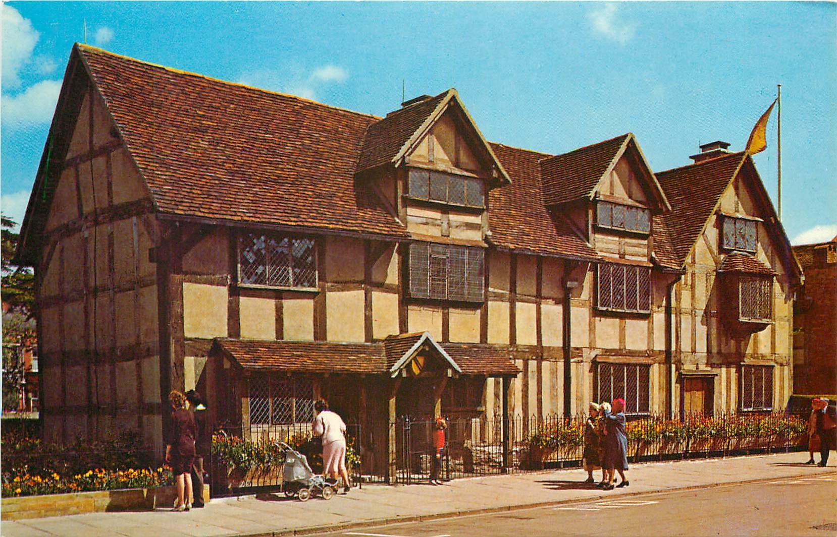 CPM Shakespeare Birthplace Stratford upon Avon 