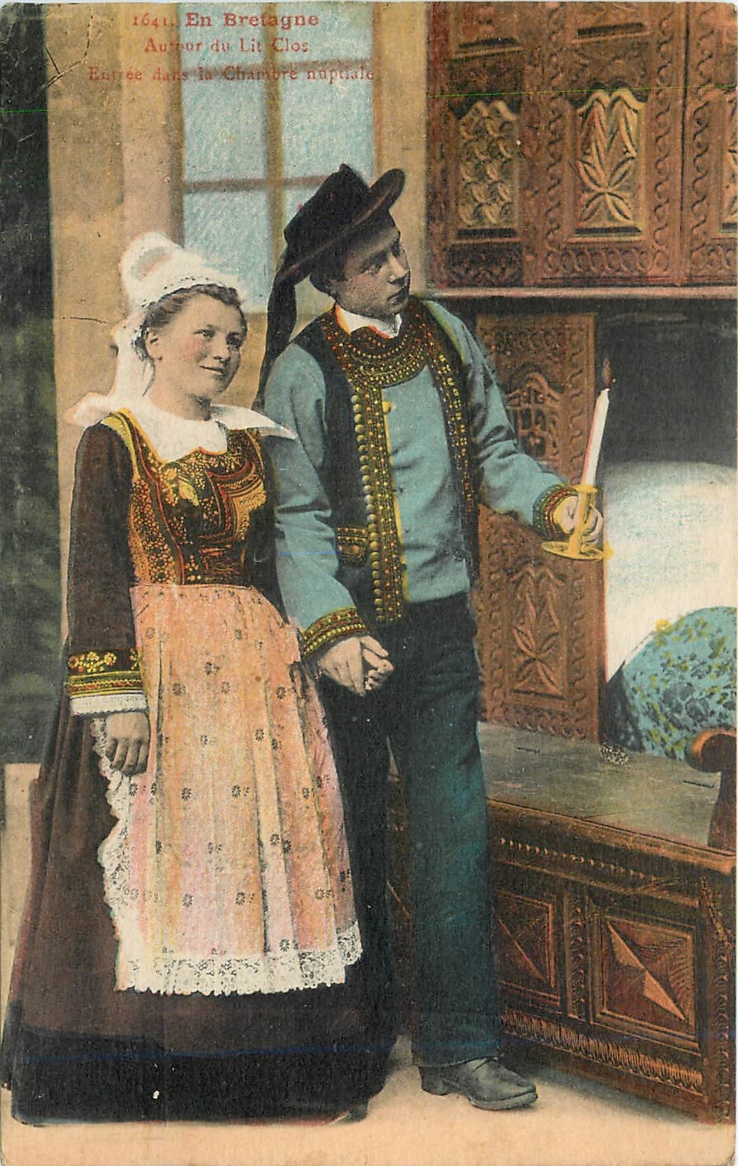 En Bretagne — Entrée dans la Chambre nuptiale — Autour du Lit Clos