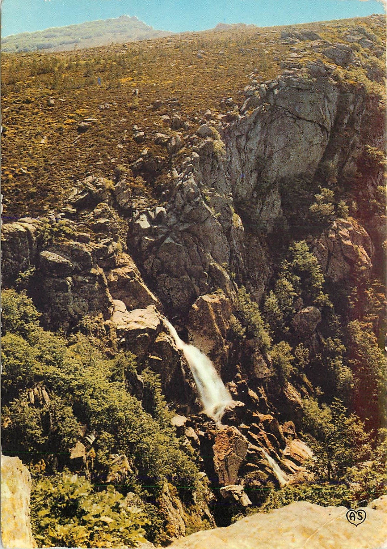 Cascade du Saut de Vésoles — monts d'Espinouse — AS