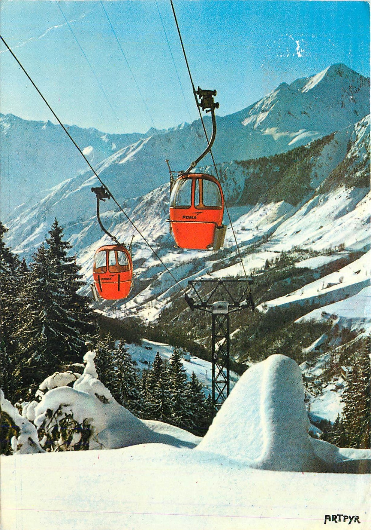Télécabine de la Laquette — Bareges (65) — ArtPyR