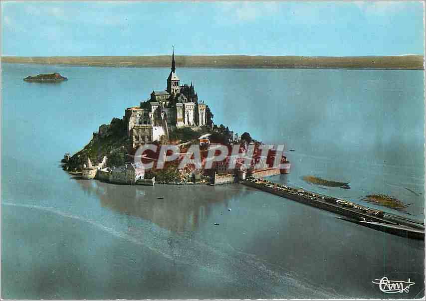 Mont-Saint-Michel — Allgemeine luftige Ansicht bei Ebbe — Verlag: Congié (NAP) — Seriennummer 174-107 A