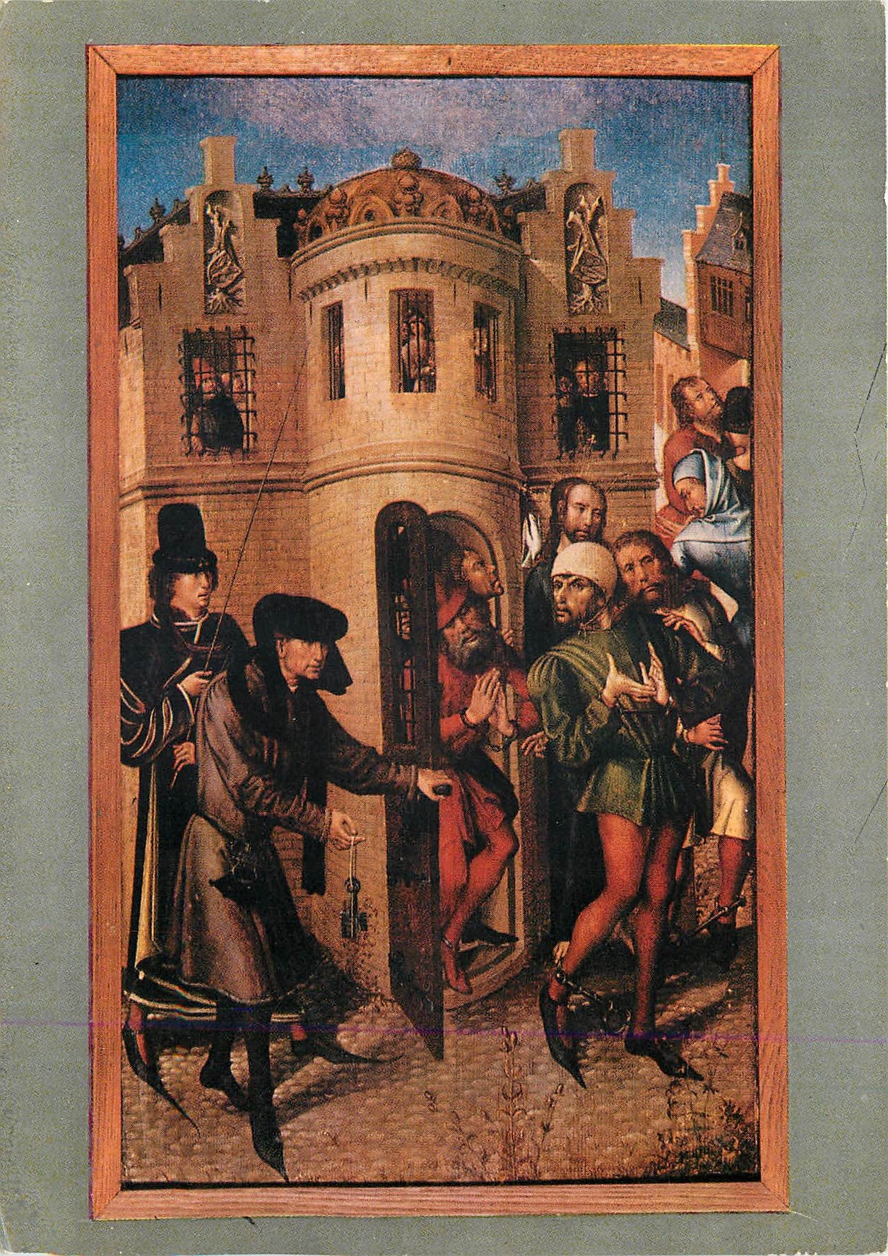 Légende de Saint Géry — Musée de Cluny — peinture sur bois, Bruxelles, XV siècle