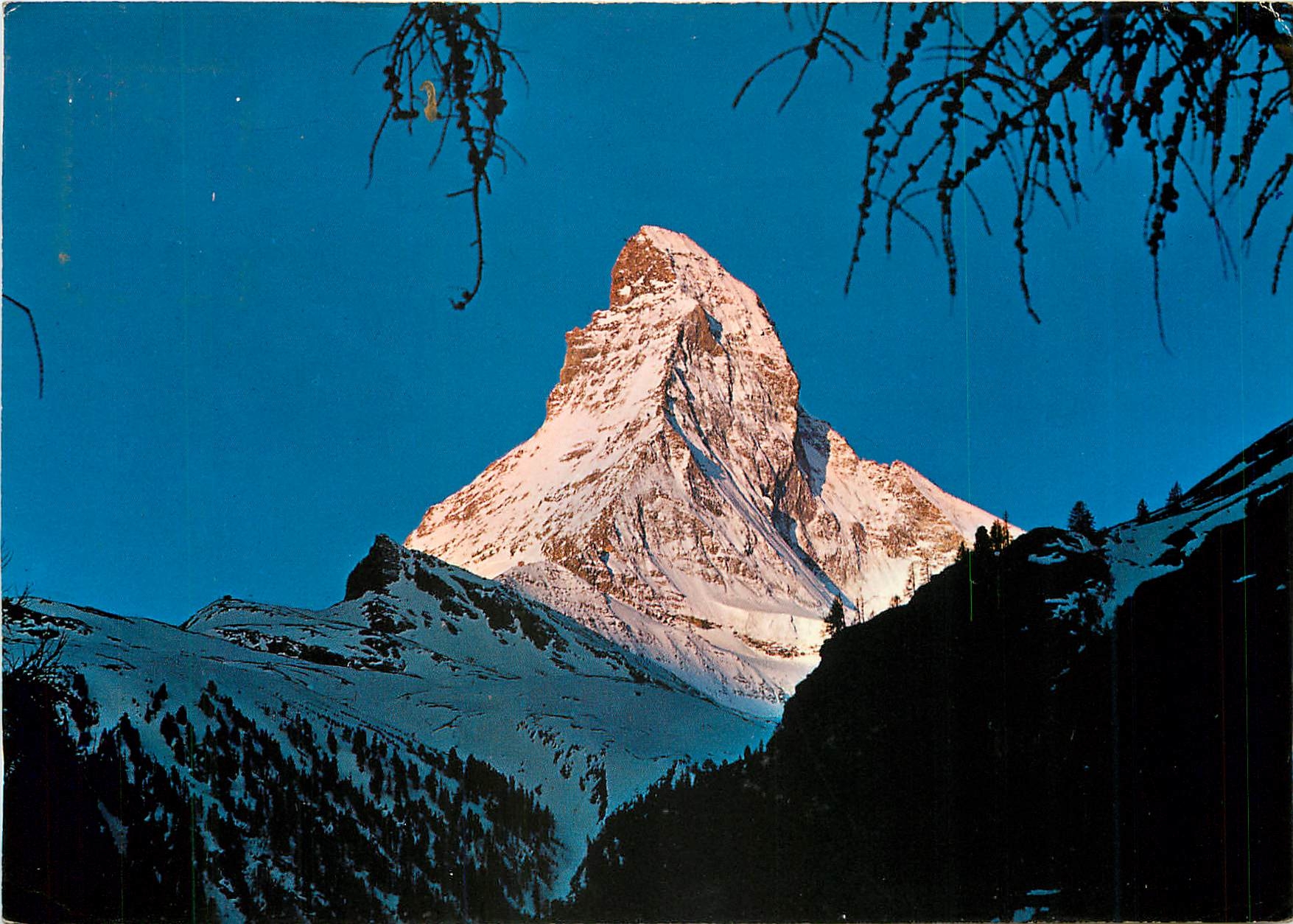 CPM Zermatt Lever du soleio au Mont Cervin 