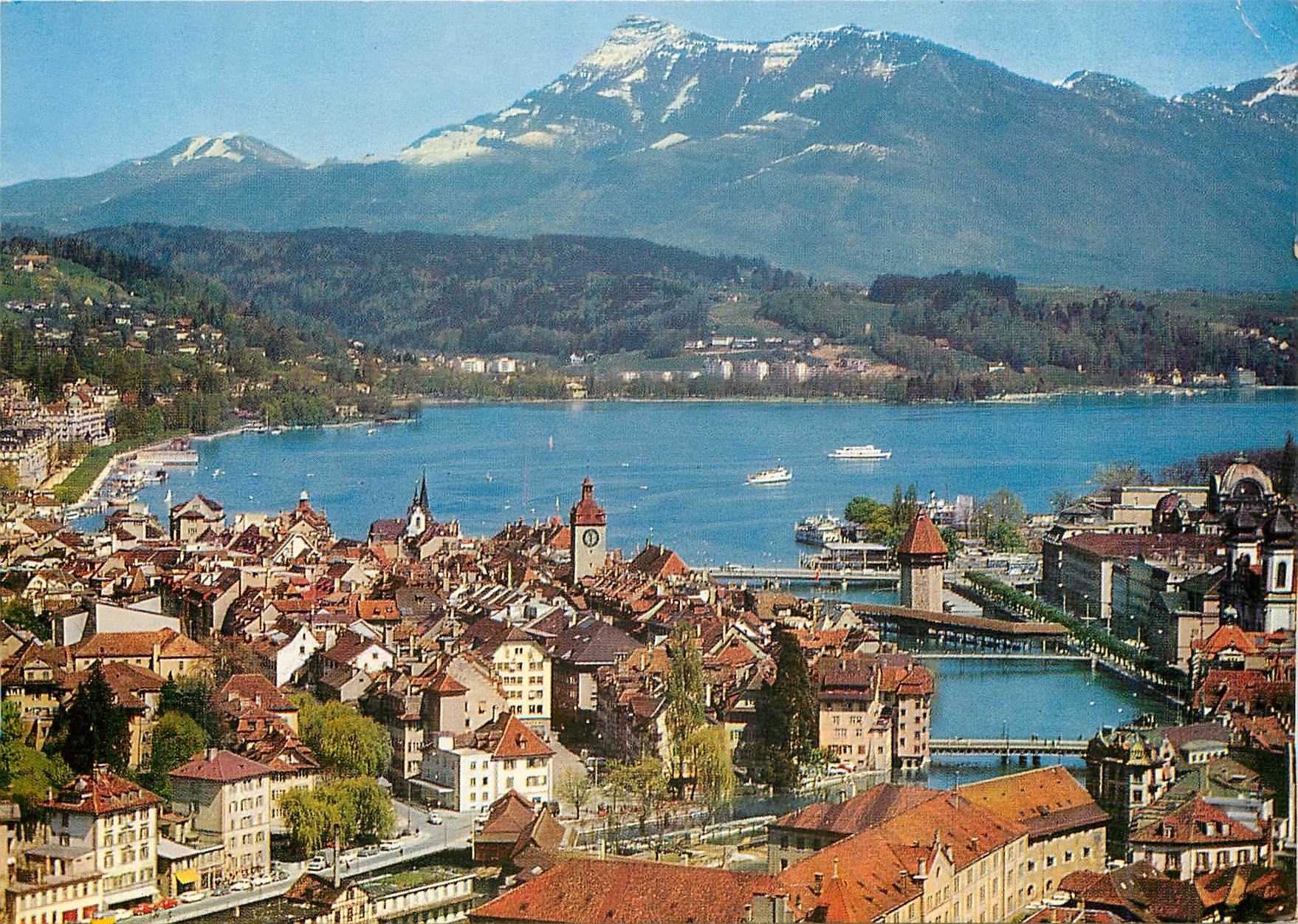 CPM Luzern Vierwaldstattersee Sicht gegen Rigi 