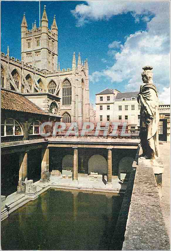 CPM Bath Abbey and the Great Roman Bath Somerset Of the many marvels that this romantic city has to 
