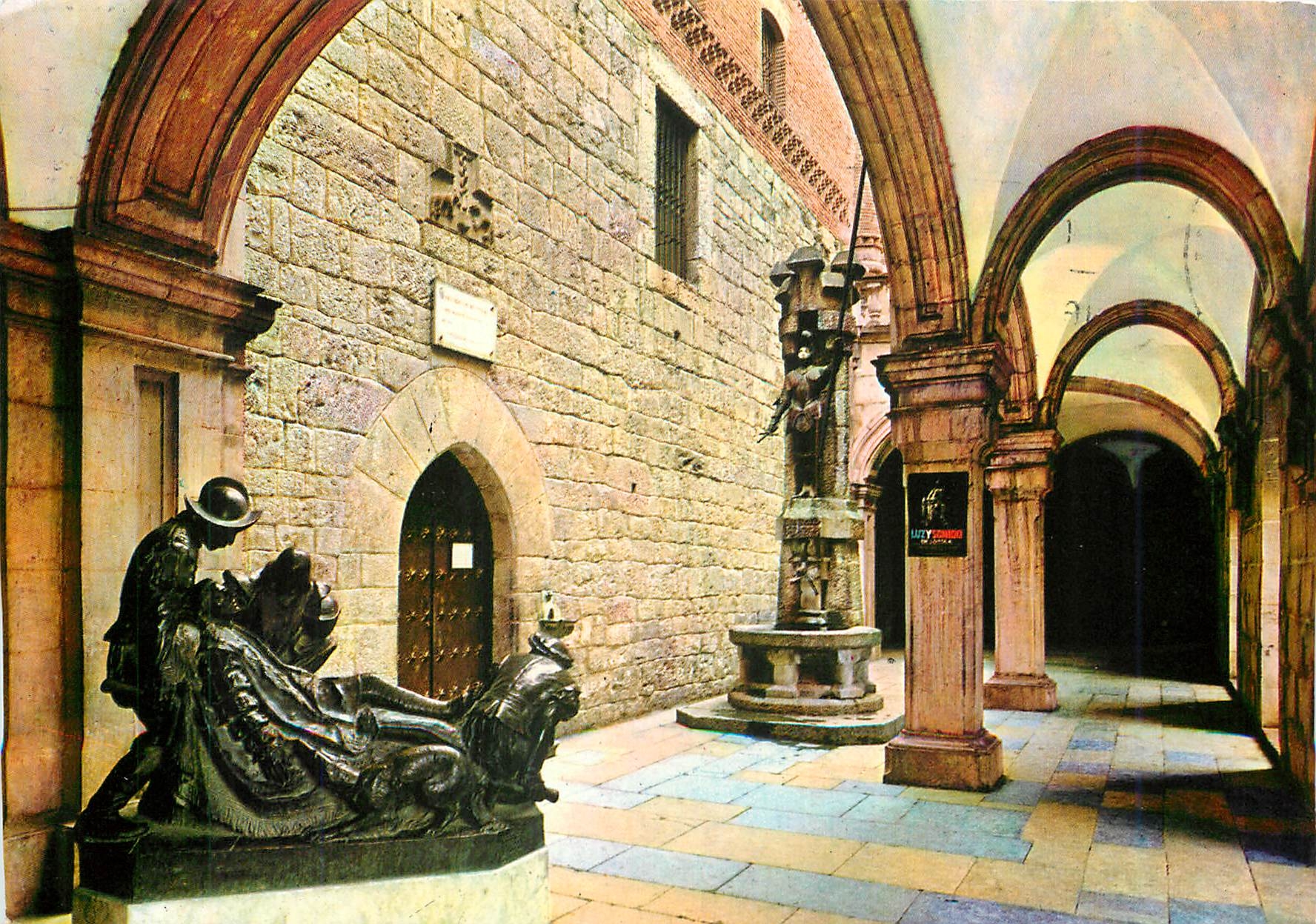 CPM Sanctuario de Loyola Fontaine de Saint Ignace et entree a la Sainte Maison 