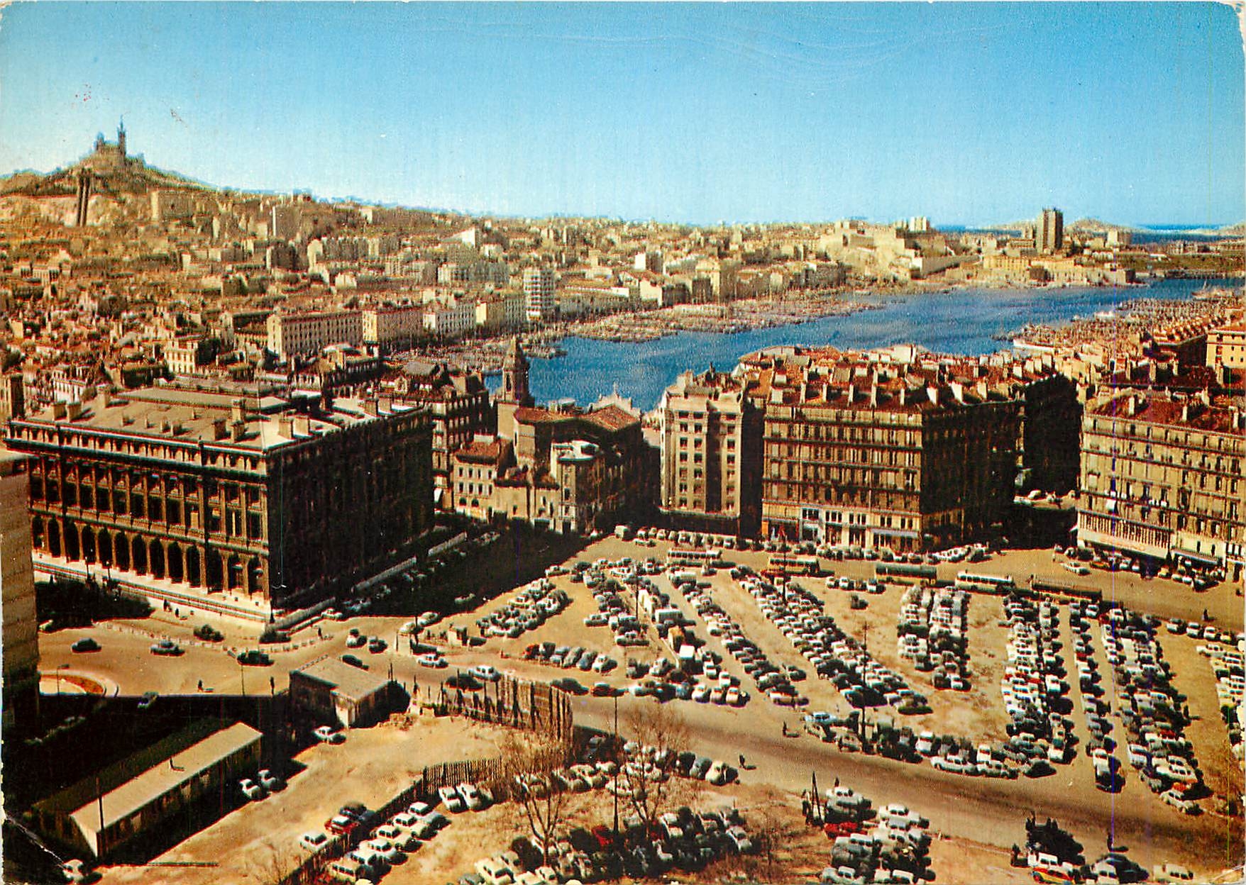 Vue panoramique sur le Vieux Port — Marseille — Éditions de France, n°1049