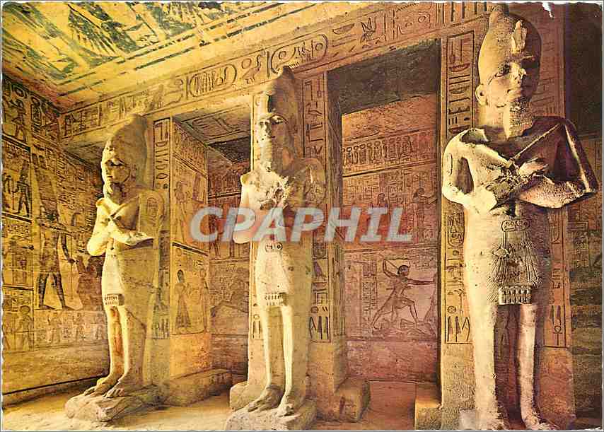 CPM Abu Simbel Salle des piliers dans le grand temple 