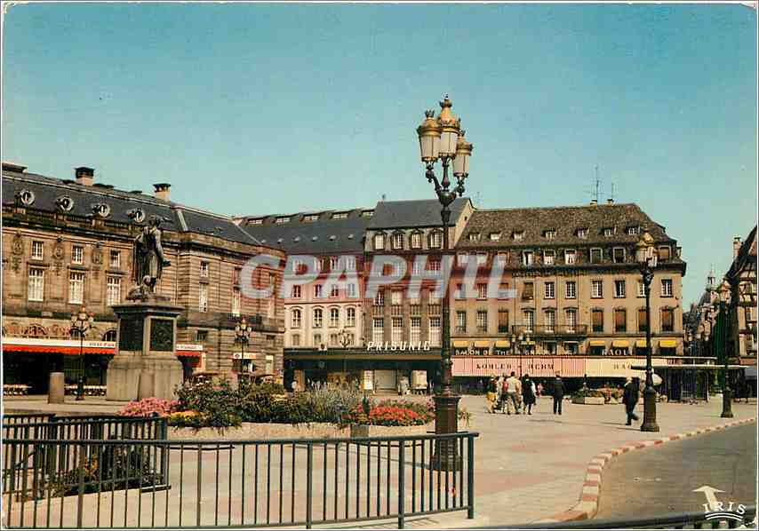 CPM Strasbourg Bas Rhin La Plage Kleber Prisunic