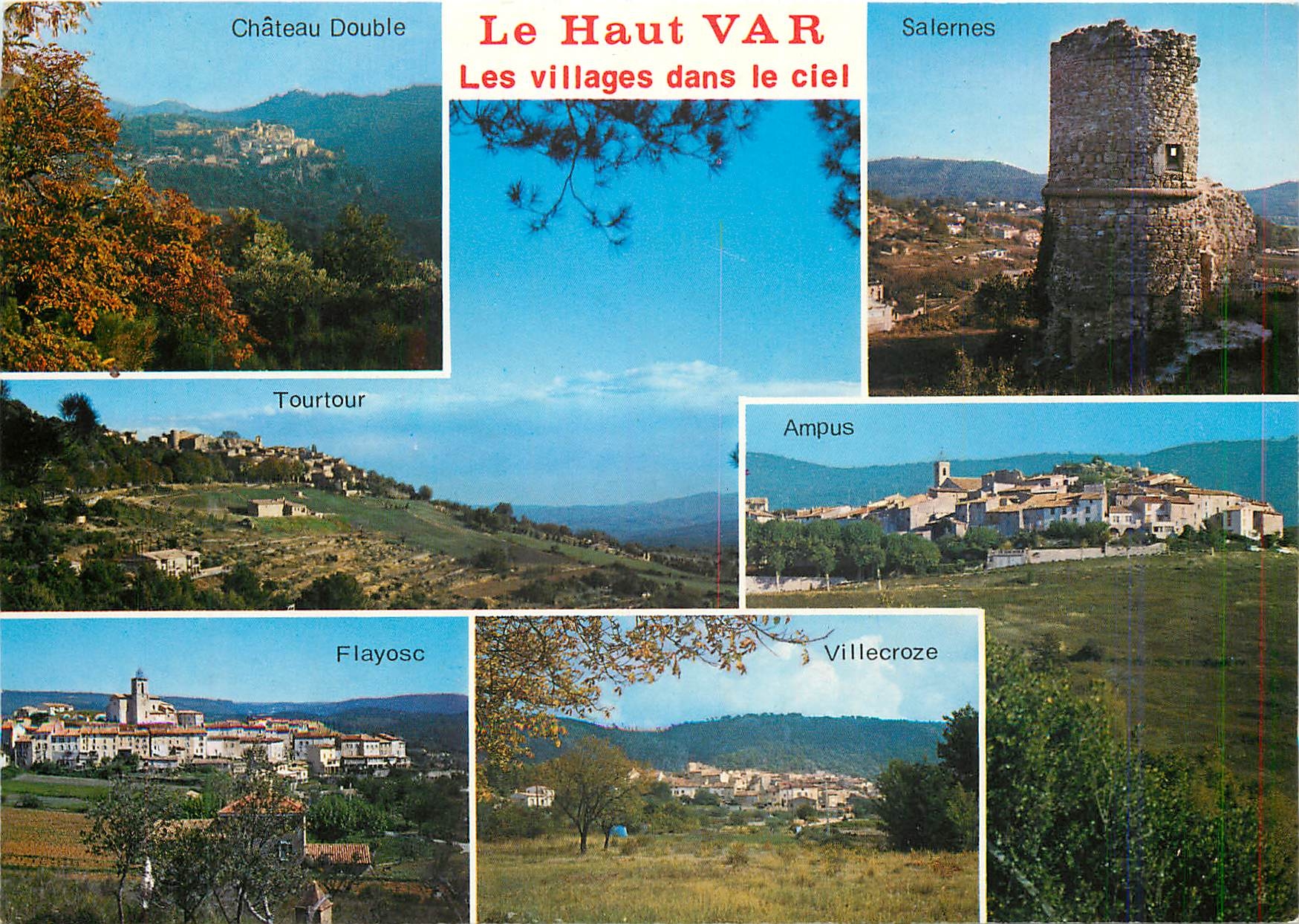 CPM Autour de Draguignan Les villages dans le ciel 