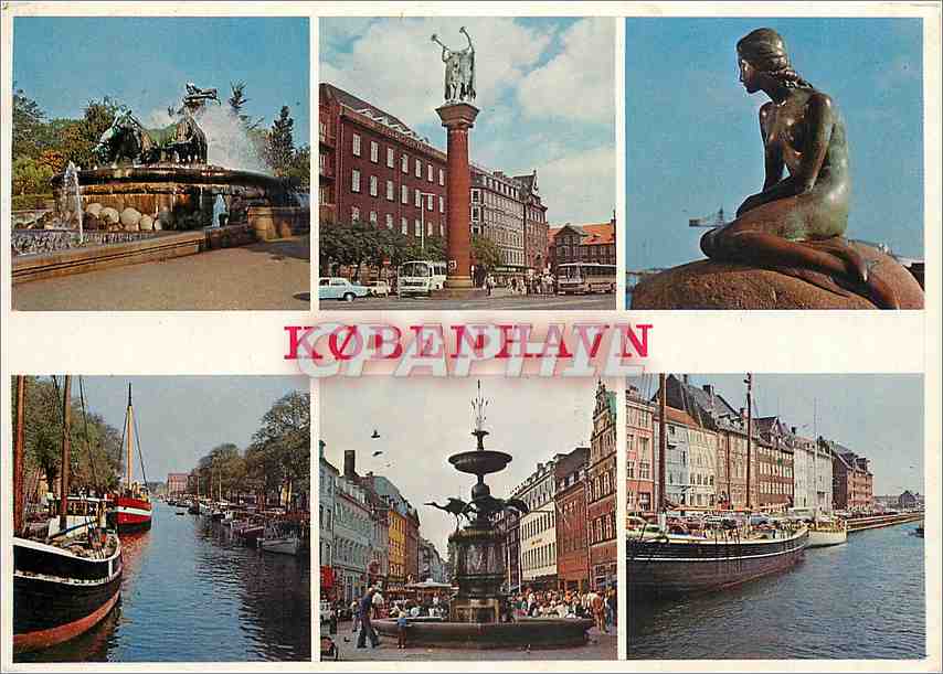 Copenhague — vue panoramique — éditeur Graphil, n° de série 64