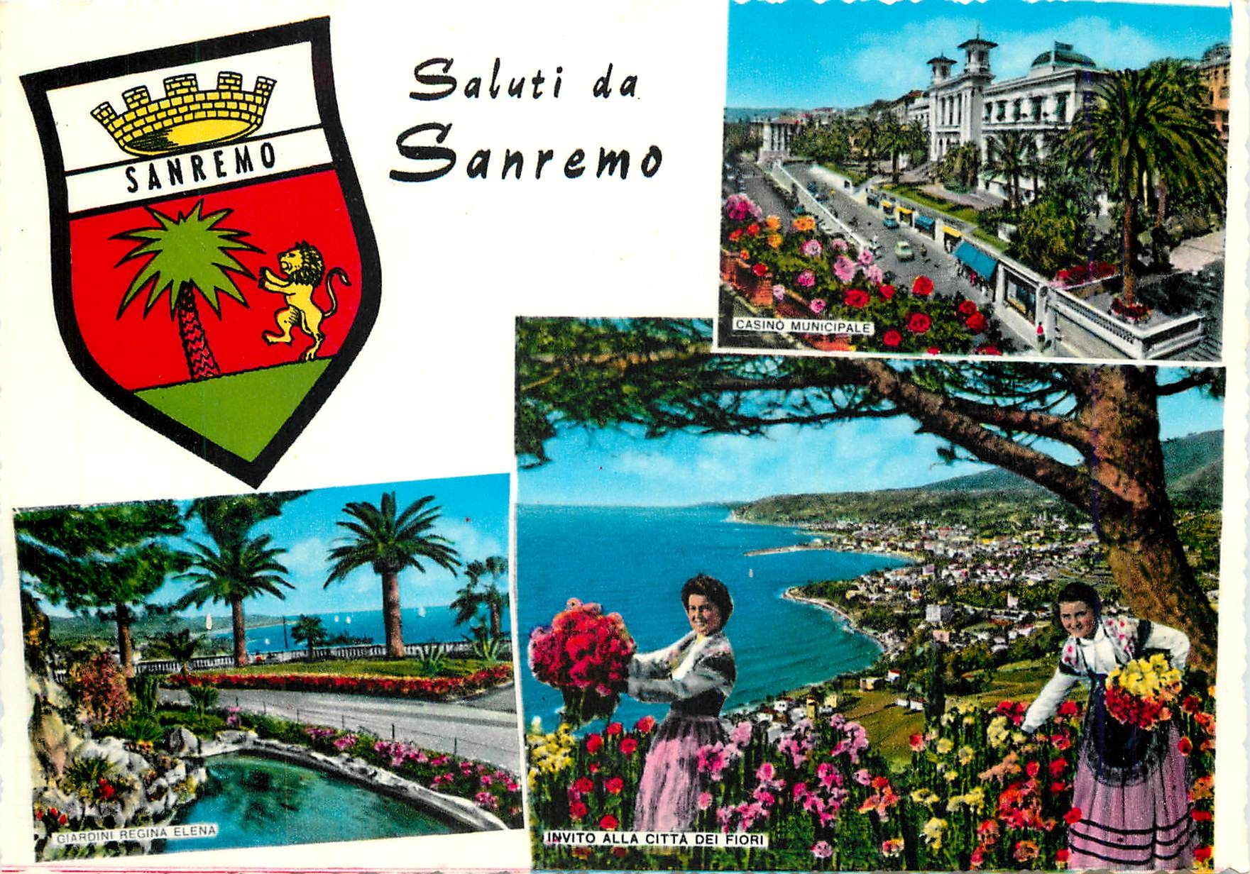 CPM Riviera dei Fiori Salutations de San Remo 