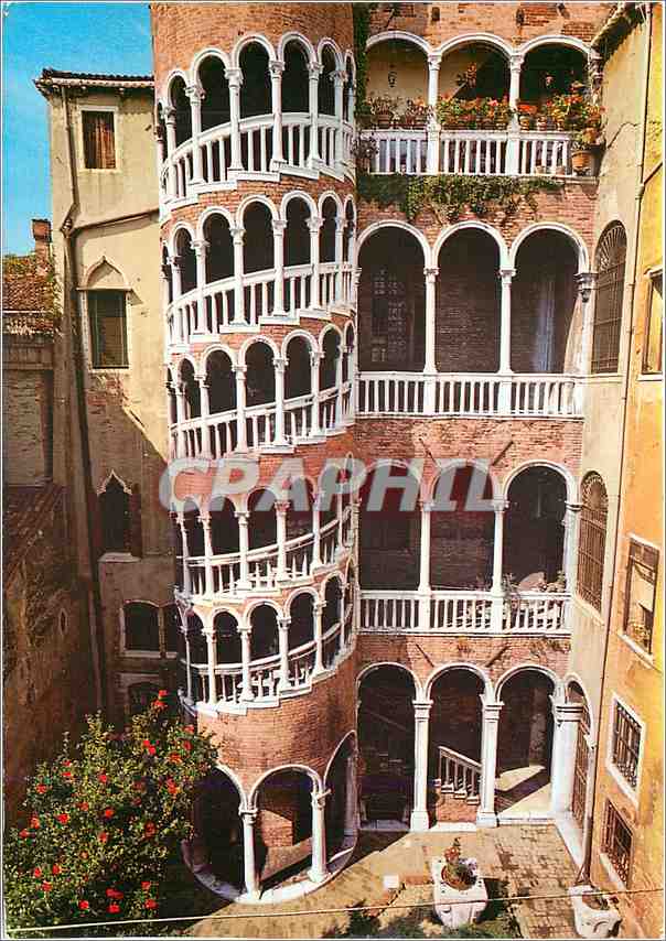 CPM Venezia Escalier a Bovolo ou Minelli 