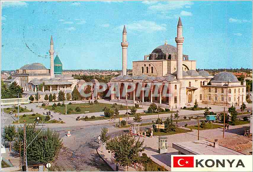 CPM Gez Dunyayi Turkiye Le musee de Mevlana et La Mosquee de Sultan Selim 