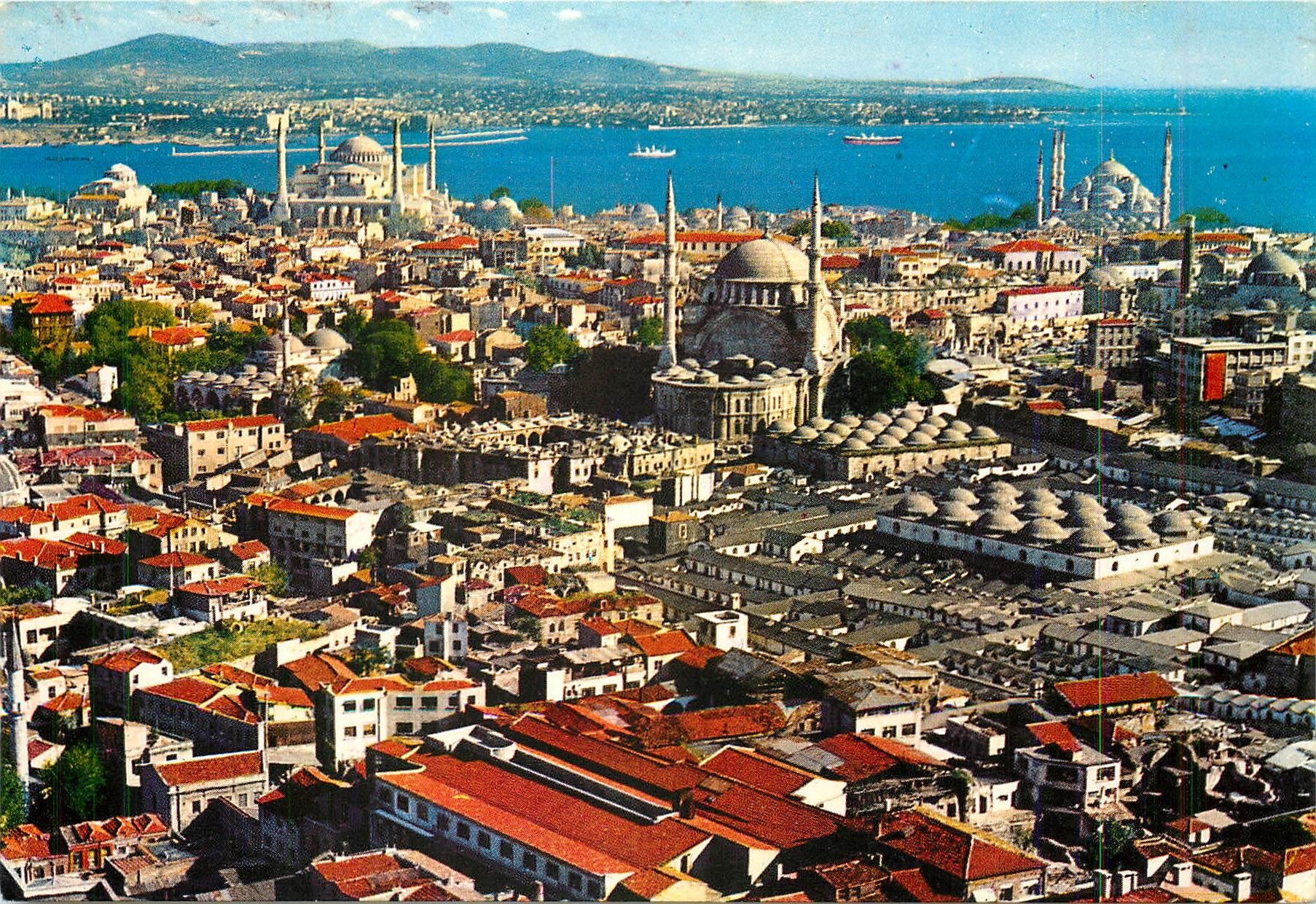 CPM Istanbul vo Saheserleri St Sophia et le Mosquee bleue dans l'ancienne ville 