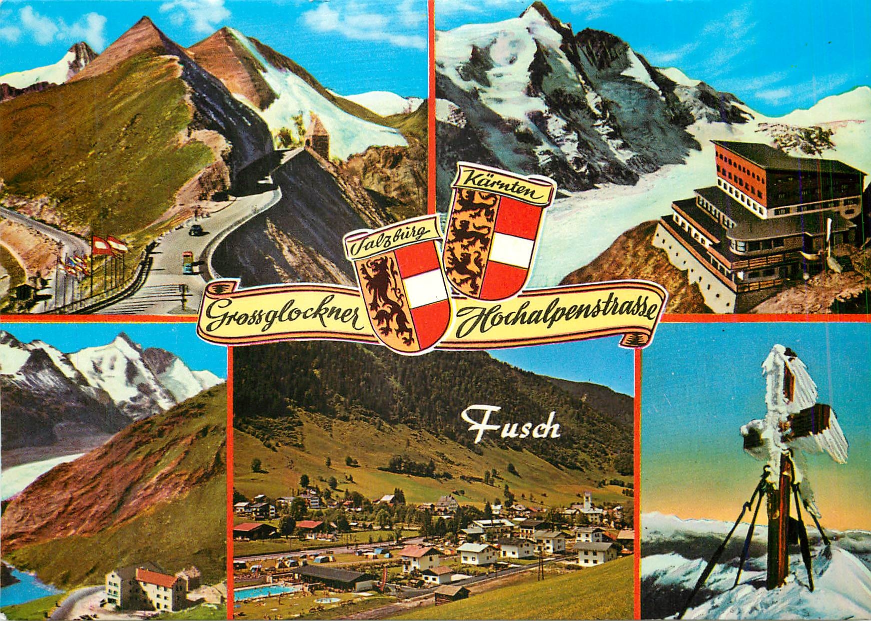CPM Luftkurort und Sommerfrische Fusch im Fuschertal an der Grossglockner Hochalpenstrasse Salzburg 