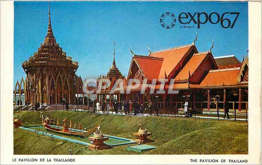 CPM Expo67 Le Pavillon de la Thailande 