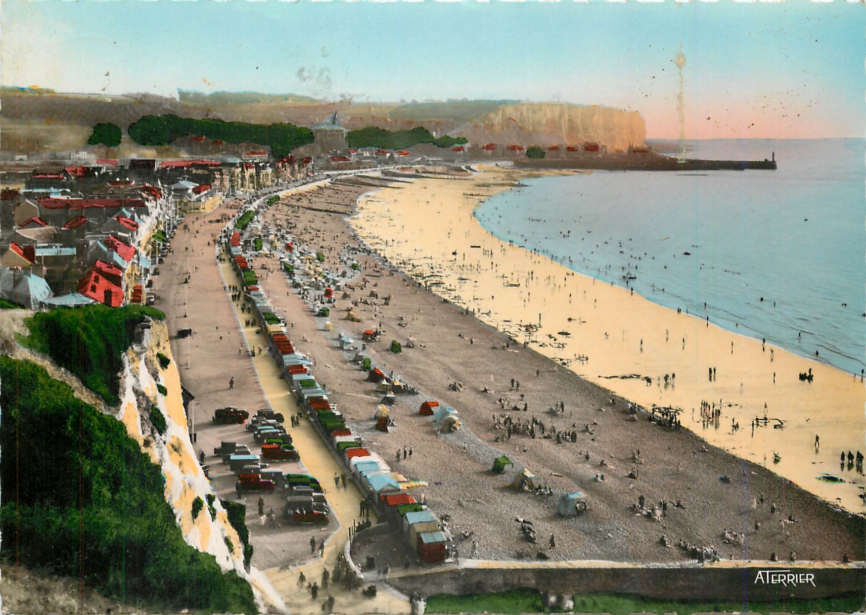 Mers - La Plage — vue panoramique — Aterrier