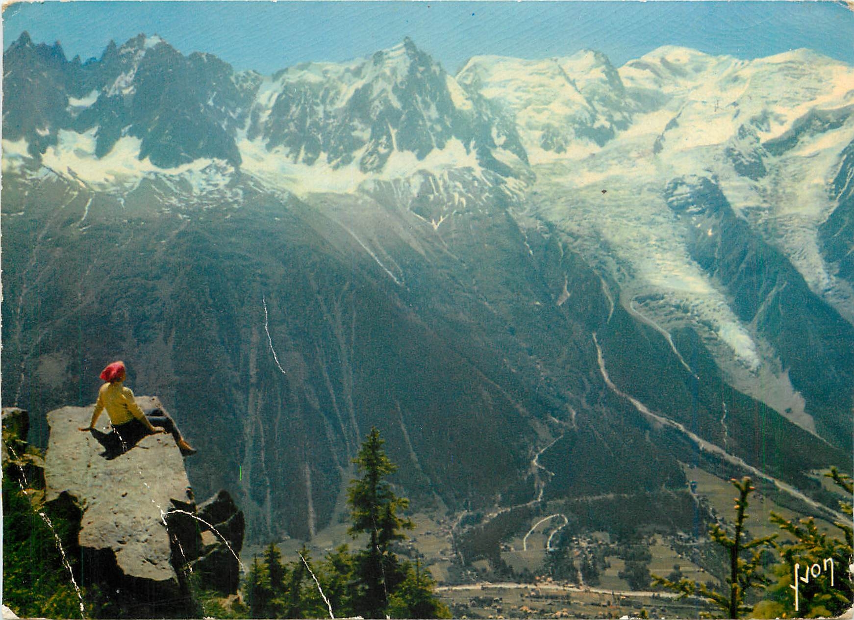 View of Mont-Blanc — Publisher YVON, no. 285