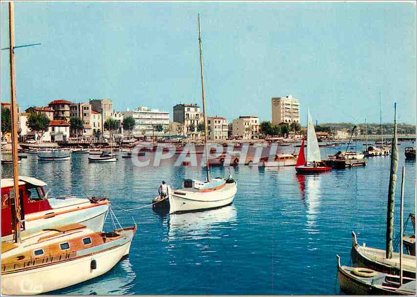 CPM La Cote d'Azur Golfe Juan A Mar Vue sur le Port 
