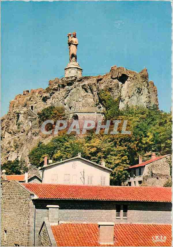 CPM Le Puy en Velay Statue colossale de Notre Dame de France 