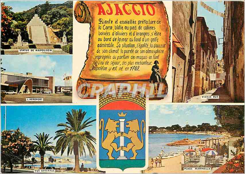 CPM Corse Ile de Beaute Souvenir d'Ajaccio 
